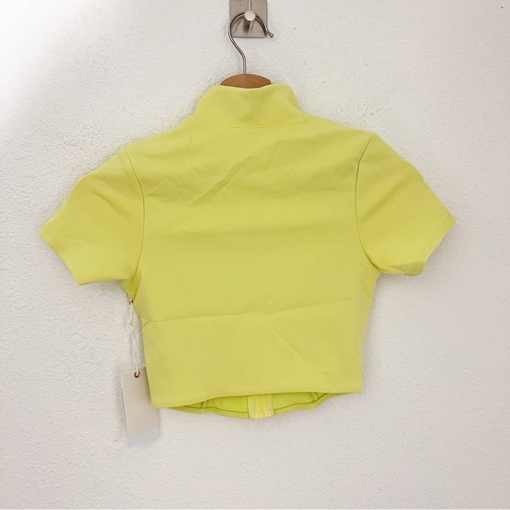 NWT Good American Key Lime New Good Compression Swim Shirt, Size Extra Small (1) - Picture 5 of 11